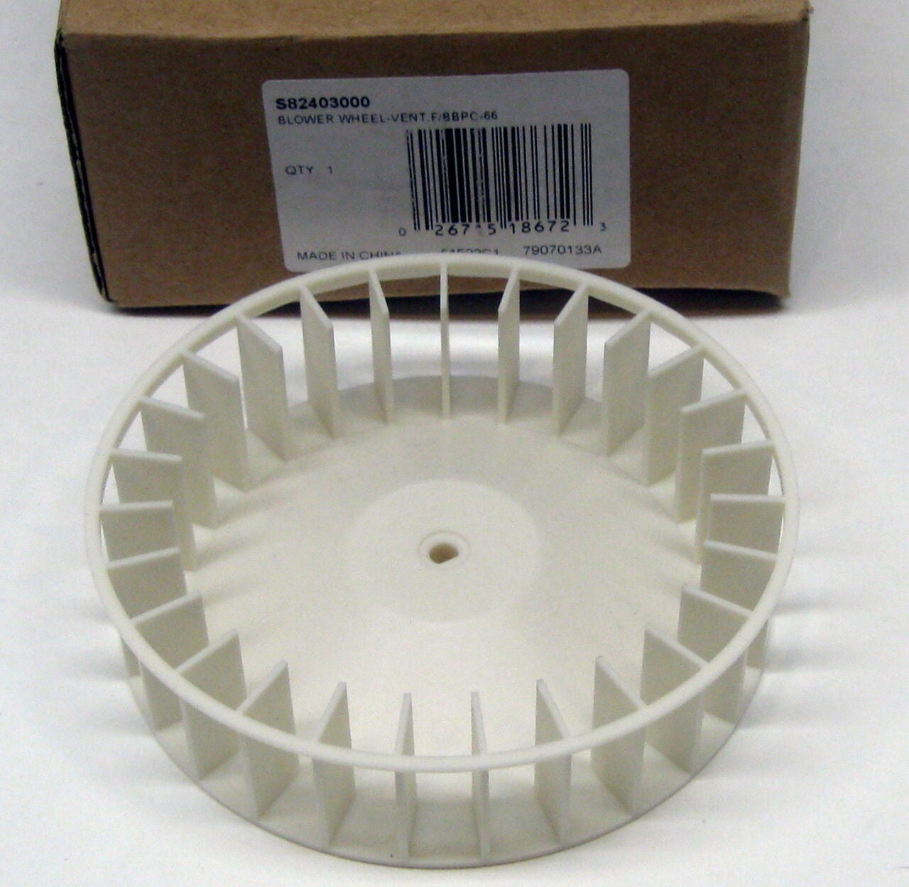 BroanNutone S82403000 BroanNutone Blower Wheel S82403000 82403000F