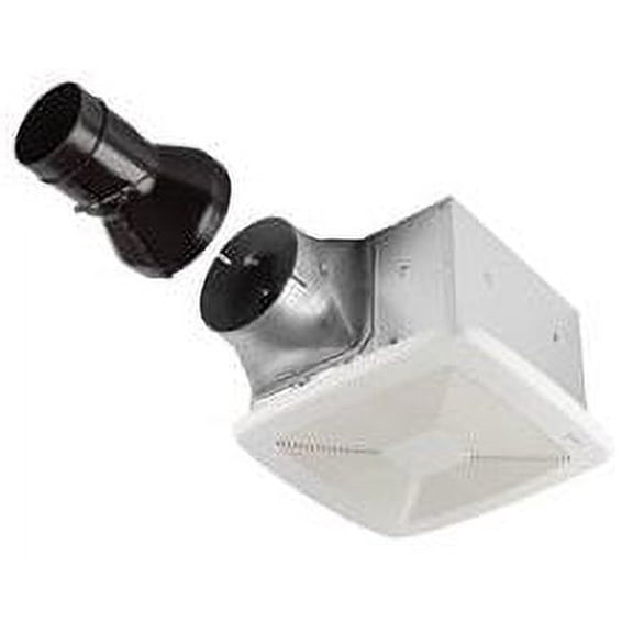 Broan RB110 RB110 Ultra Pro Series Single-Speed Fan (110 CFM, 0.6 Sones), replacement for RN110, BFQ110, AK110PN, AK110LS