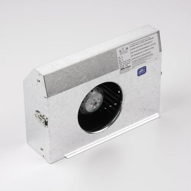 Broan RMIP Series 10" Duct 500 CFM Air Flow 120V Steel Internal Blower for Range Hoods - Silver