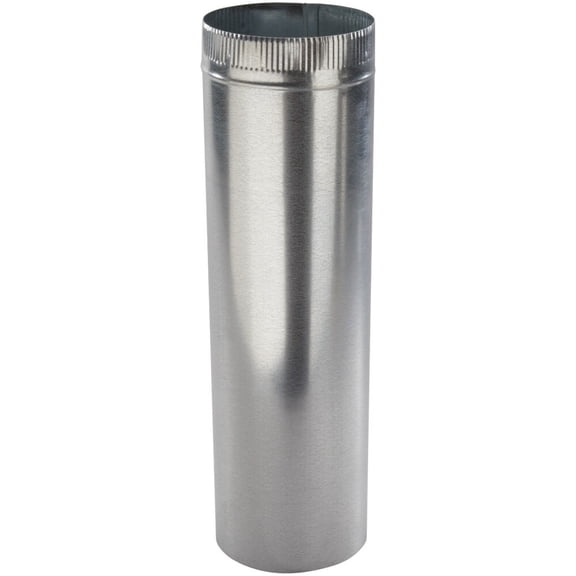 8" Round Duct, 24" Long