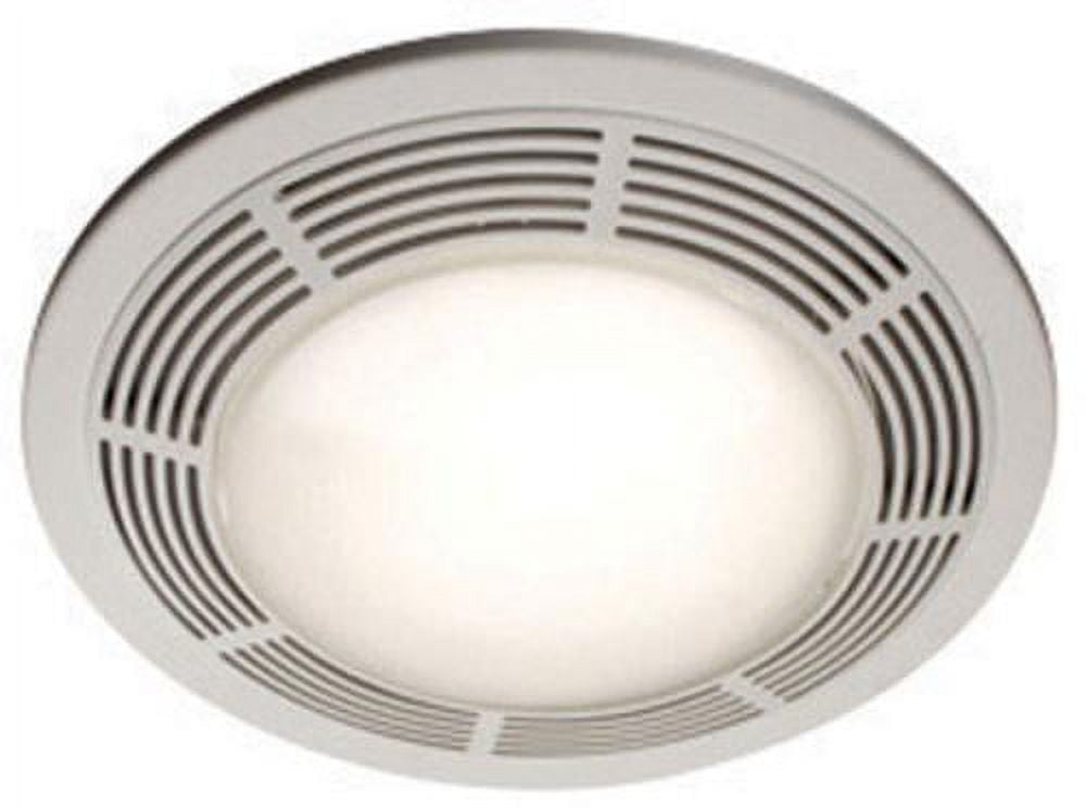 Broan Ventilation Fan w/ Light and Night Light, Round White Grille with Glass Lens, 100 CFM Sansujyuku sansujyuku.com