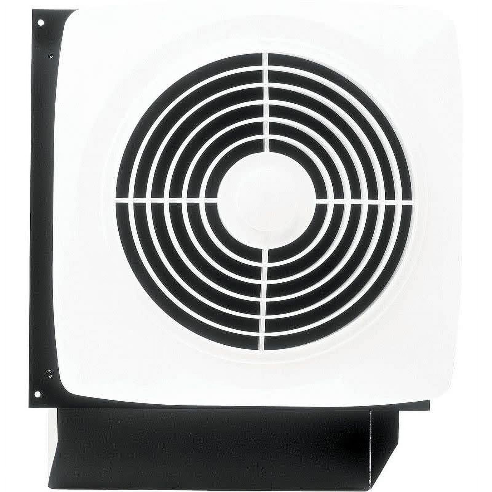 Broan-NuTone White Steel Wall Mount Sidewall Exhaust Fan