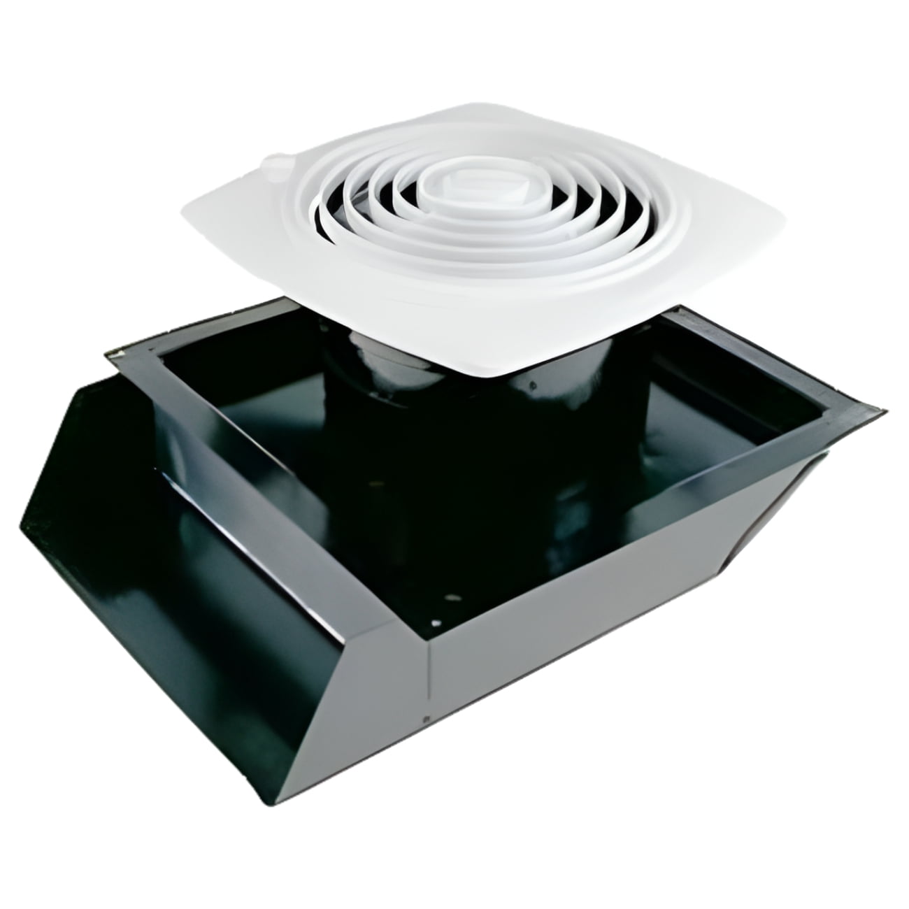 Broan-NuTone White Steel Wall Mount Sidewall Exhaust Fan