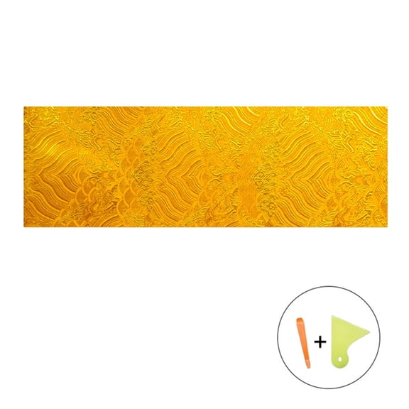 Automotive Interior Decorative Wrap Car AB Pillar Backi Stickers Vehicle Fabric Sticker Brocade Embroidery Sticker