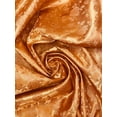thumbnail image 1 of Brocade Roses Satin, 60" Wide, Sells by the Yard from Sal Tex Fabrics, Cinnamon, 1 of 2