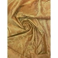 thumbnail image 1 of Brocade Roses Satin, 60" Wide, Sells by the Yard from Sal Tex Fabrics, Gold, 1 of 3