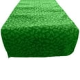 thumbnail image 1 of Brocade Table Runner Christmas Holiday Collection Glittery Candy Canes Green, 1 of 1