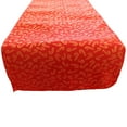 thumbnail image 1 of Brocade Table Runner Christmas Holiday Collection Glittery Candy Canes Red, 1 of 4