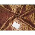 thumbnail image 1 of Brocade fabric burgundy x metallic gold color 44quot;wide, 1 of 3