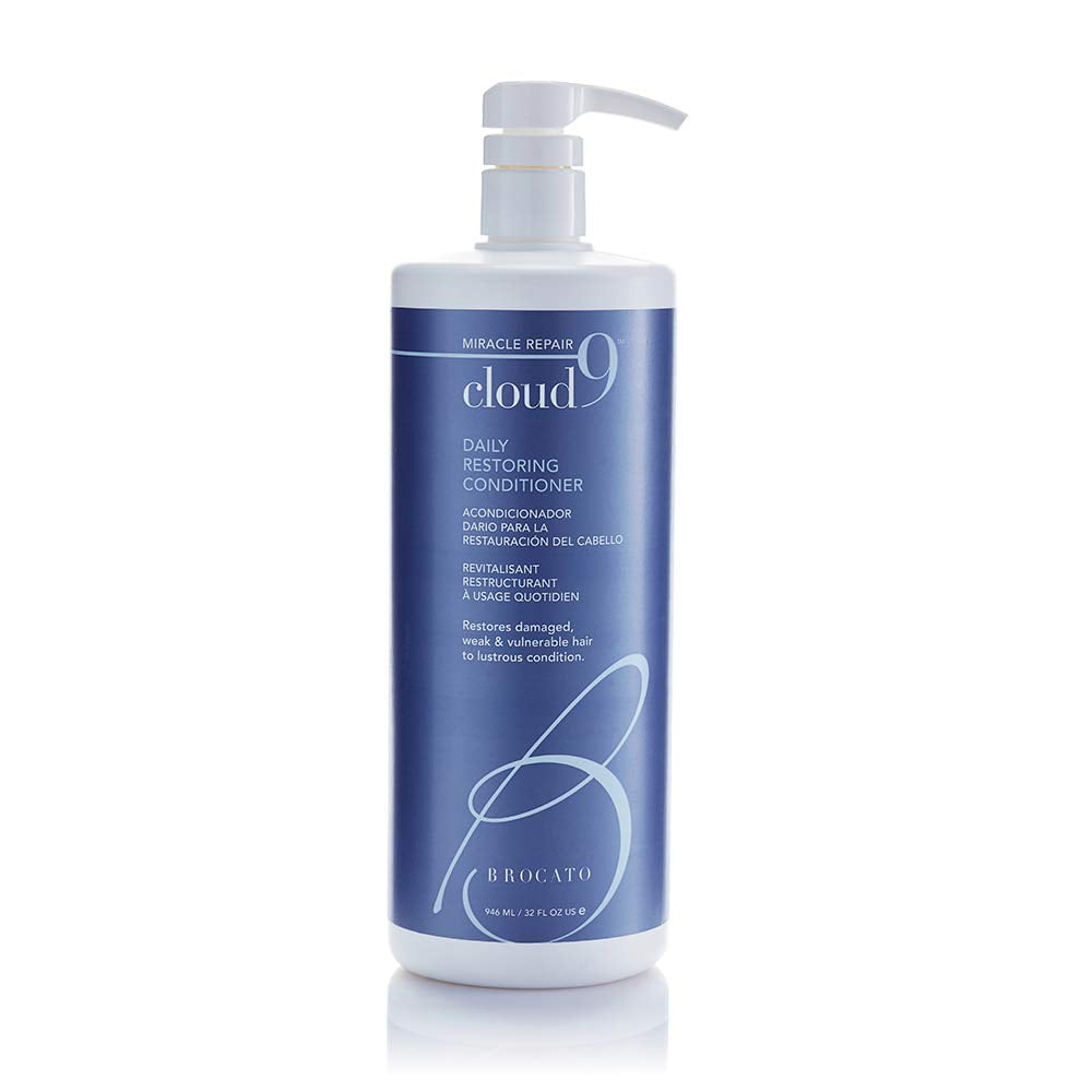 Brocato Cloud 9 Daily Restoring Conditioner, 32 oz | Miracle Repair Moisturizing & Revitalizing Rinse-Out Conditioner | Restores Damaged, Weak, Dry, & Vulnerable Hair to Lustrous Condition