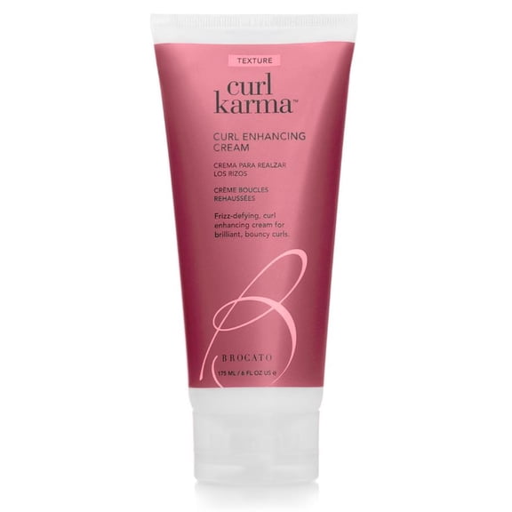 Brocato Curl Karma, Curl Enhancing Cream, 6 fl oz | Defining & Moisturizing Curl Crème | Fights Frizz, Adds Bounce & Shape | All Day Control