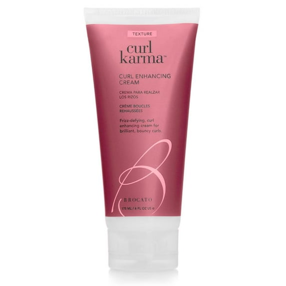 Brocato Curl Karma, Curl Enhancing Cream, 6 Fl Oz | Defining & Moisturizing Curl Crème | Fights Frizz, Adds Bounce & Shape | All Day Control