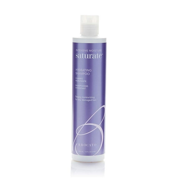 Brocato Saturate Daily Hair Shampoo, 10 Oz | Intensive Moisture Hydrating Shampoo for Dry, Damaged Hair | Moisturizing Formula Safe for Color Treated Hair | Contains No Sulfate or Parabens