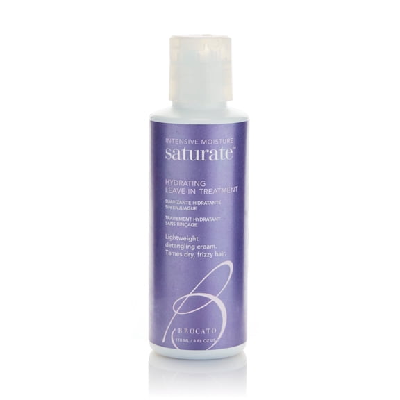 Brocato Saturate Hydrating Leave-In Treatment, 4 Oz | Deep Conditioning Leave in Treatment for Dry, Curly, Frizzy & Color Treated Hair | Intense Moisturizing Cream with Aloe Leaf & Keratin