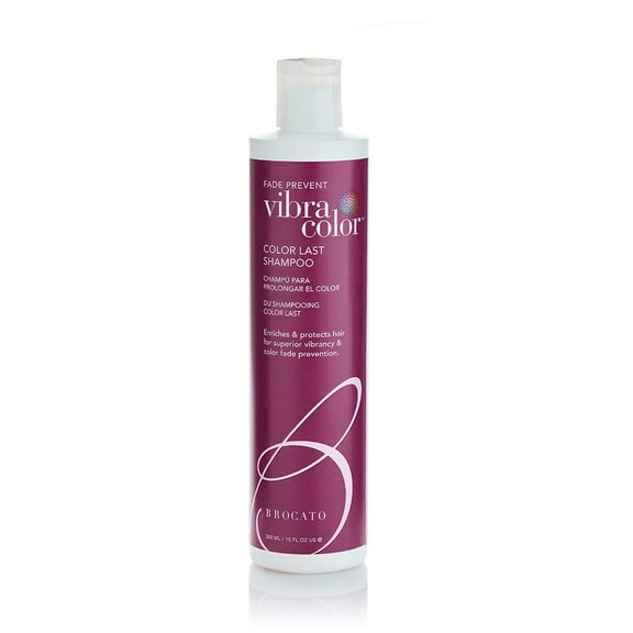 Brocato Vibracolor Color Last Shampoo, 10 Oz | Color Safe Shampoo for Color Treated Hair - Prevents Fading and Extends the Life and Brilliance of Colored Hair | Contains No Sulfate or Parabens