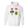 thumbnail image 1 of Broccoli  And Avocado   Hoodie Women -Image by Shutterstock, Female x-Large, 1 of 4