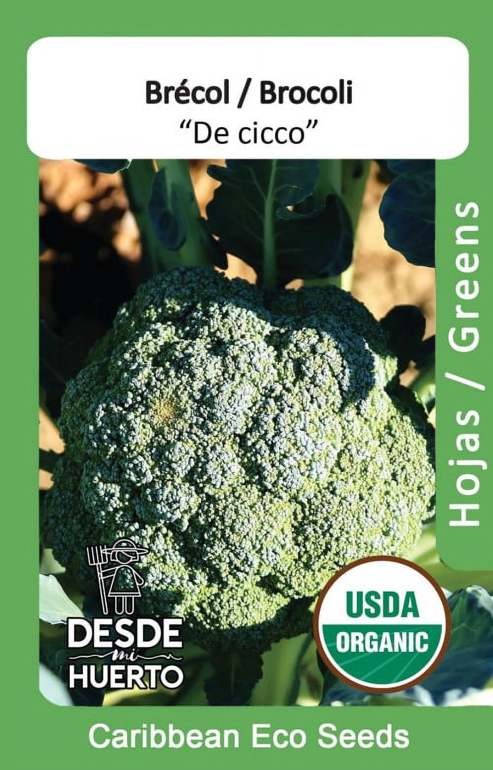 Broccoli "De Cicco" Organic Seeds