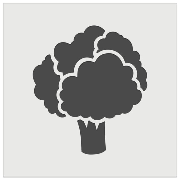 Broccoli Garden Vegetable DIY Cookie Wall Craft Stencil - 5.5 Inch