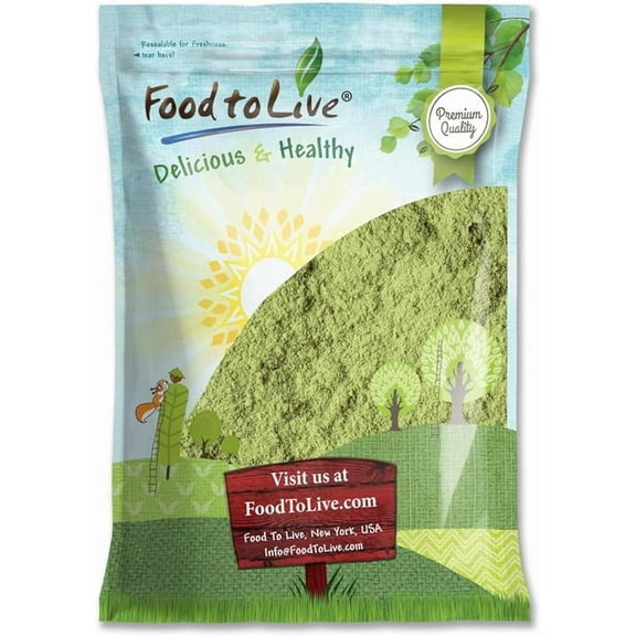 Broccoli Powder, 5 Pounds Nutrient-Rich Green Superfood for Smoothies, Shakes and Cooking, High in Fiber, Vitamins and Antioxidants, Vegan, Kosher, Bulk - by Food to Live