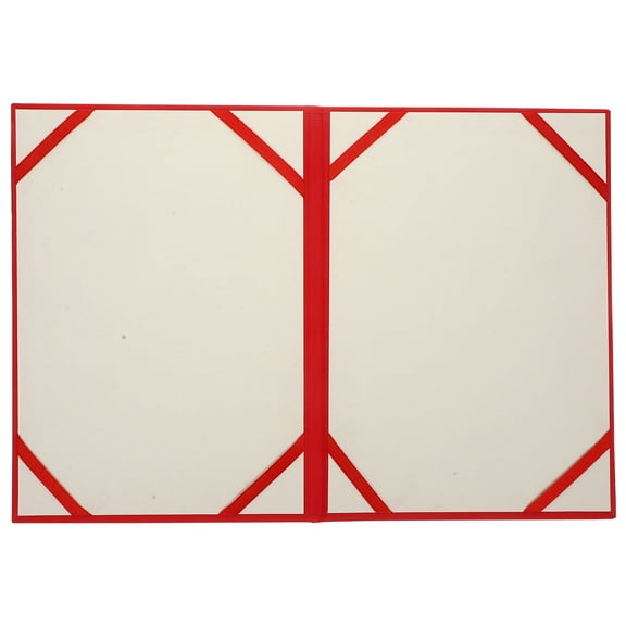 CIMAXIC Document Cover Red Paper 1Pack