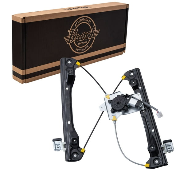Brock Window Regulator w/ Motor for 2012-2015 Cruze From 4/26/12 w/2 Pins Front Left 95382556