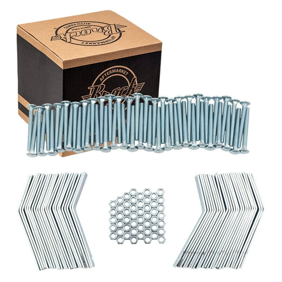 Brock ADS7076 Torque Converter Retainer Brackets Galvanized Steel With Hardware