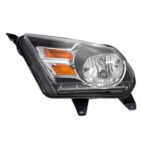 Brock Headlight for 2010-2014 Mustang Base/Shelby GT500 w/ Chrome Trim Left AR3Z13008B