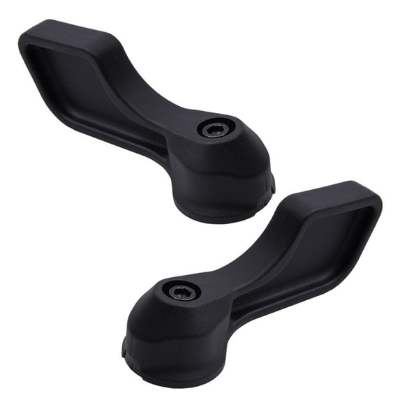 Brock Aftermarket Replacement Driver Left And Passenger Right Inside Sliding Side Door Handle Textured Black Plastic Set Compatible With 2014-2023 RAM Promaster