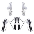 thumbnail image 1 of Brock Aftermarket Replacement Driver Left Passenger Right Power Window Regulator with Motor 4 Piece Set Compatible with 2012-2013 Buick Verano, 1 of 9