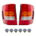thumbnail image 1 of Brock Aftermarket Replacement Driver Left Passenger Right Tail Light Units with Circuit Board-Sockets without Bulbs 8 Piece Set Compatible with 1999-2002 Grand Cherokee Built to 11/01, 1 of 6