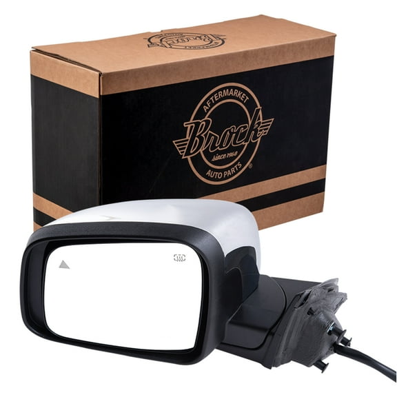 Brock Power Mirror for 2011-2021 Grand Cherokee Blind Spot Detection Turn Signal Indicator Memory