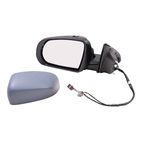 Brock Power Mirror for 2017-2024 Compass Turn Signal Indicator Heated Manual Fold Left 68365141AA
