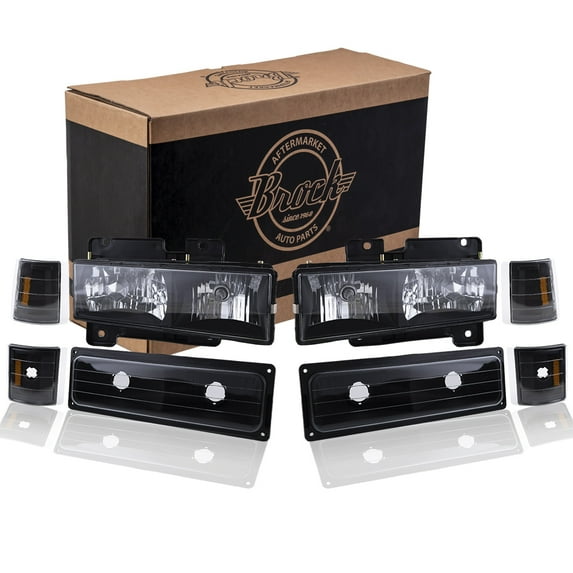 Exterior Lighting Set for 1994-1999 C1500 1994-1999 C1500 Suburban 1994-2000 C2500 1994-1999 C2500 Suburban 1994-2000 C3500 1994-1999 K1500 1994-1999 K1500 Suburban 1994-2000 K2500 1994-2000 K3500