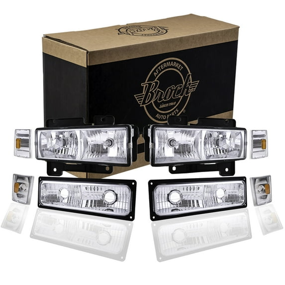 Exterior Lighting Set for 1988-1993 C1500 1992-1993 C1500 Suburban 1988-1993 C2500 1992-1993 C2500 Suburban 1988-1993 C3500 1988-1993 K1500 1992-1993 K1500 Suburban 1988-1993 K2500 1988-1993 K3500