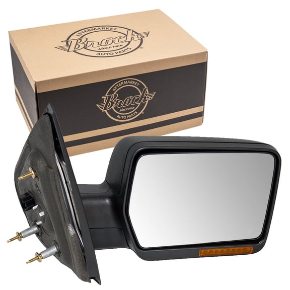 Brock Power Mirror for 2007-2008 F-150 Turn Signal Indicator Heated Manual Fold Right 8L3Z17682FA