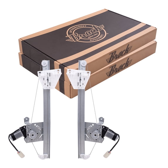 Brock Window Regulator w/ Motor for 2013-2019 Escape 2 Pin Connector Rear Set CJ5Z7827001C