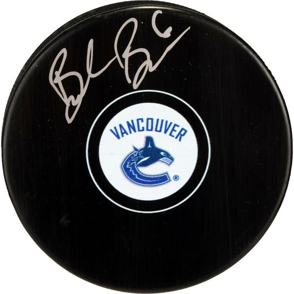 Brock Boeser Vancouver Canucks Autographed Hockey Puck - Fanatics Authentic Certified