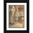 thumbnail image 1 of Brock, Charles Edmund 23x32 Black Ornate Wood Framed with Double Matting Museum Art Print Titled - Illustration 6 for Little Peter A Christmas Morality for Children of Any Age, 1 of 4