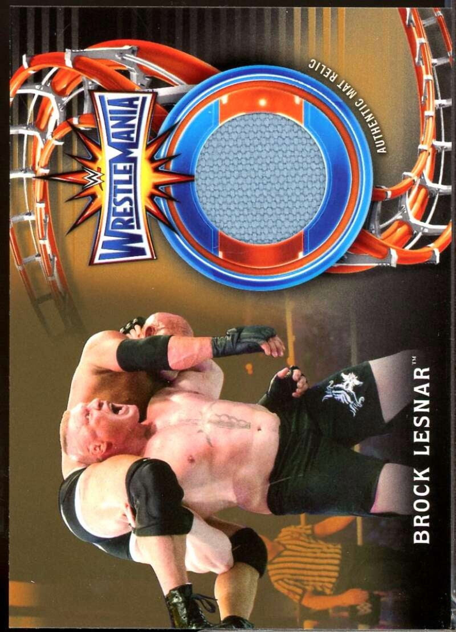 Brock Lesnar 2018 Topps WWE Road to WrestleMania 33 Mat Relics 