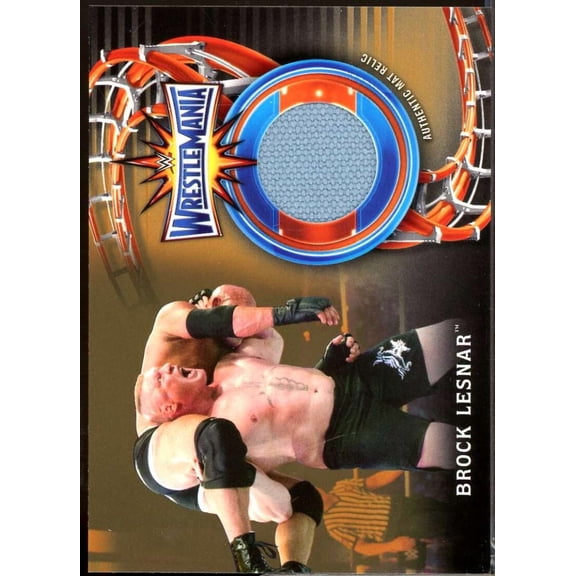 Brock Lesnar 2018 Topps WWE Road to WrestleMania 33 Mat Relics Bronze /99 #WMBR