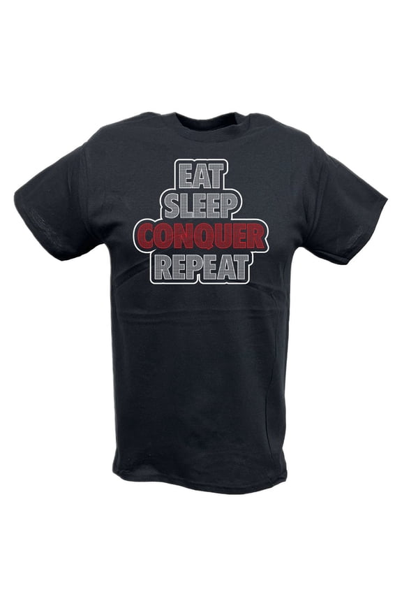 Brock Lesnar Eat Sleep Conquer Repeat WWE Mens T-shirt 4XL