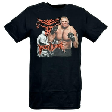 Brock Lesnar Ready to Fight Mens Black T-shirt