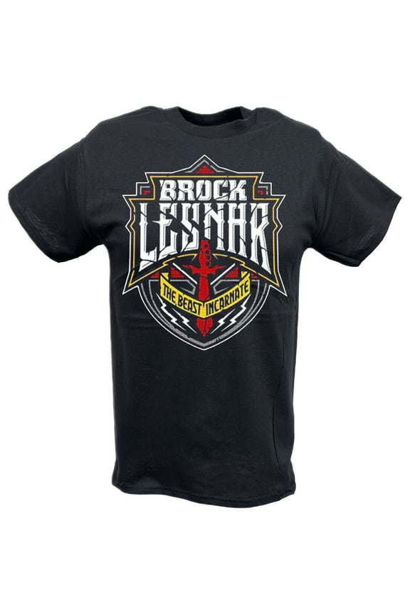 Brock Lesnar The Beast Incarnate Shield Logo T-shirt