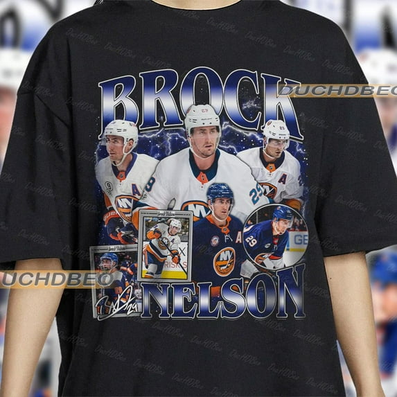 Brock Nelson Shirt Ice Hockey Professional Hockey Championship Sport Vintage Shirt Graphic Tee Gift Fans