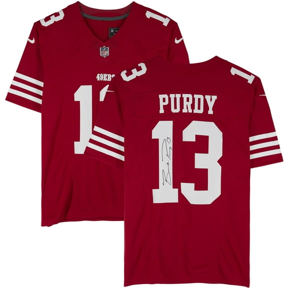 Brock Purdy San Francisco 49ers Autographed Red Limited Jersey - Fanatics Authentic Certified