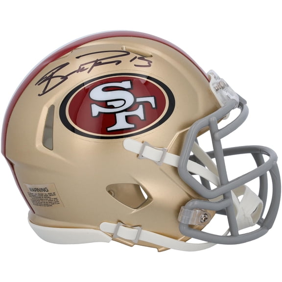 Brock Purdy San Francisco 49ers Autographed Riddell Speed Mini Helmet - Fanatics Authentic Certified