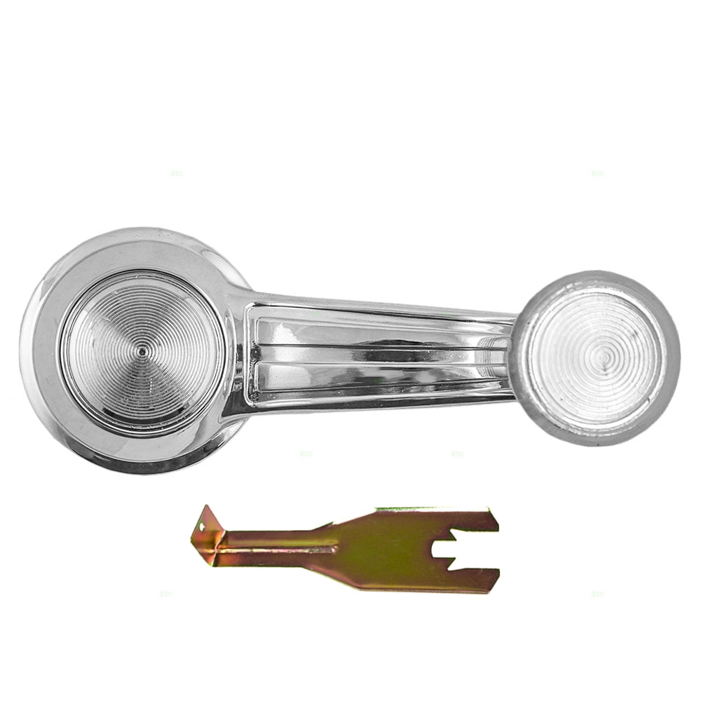 The Parts Place Inc. Manual Window Crank Handles – Chrome, Set Of 4 For 1964 GM Cars