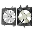 thumbnail image 1 of Brock Replacement 2 Piece Set Radiator & A/C Condenser Cooling Fans with Motors Compatible with 04-08 TL 19020-P8F-A01 38615-RDA-A00, 1 of 4