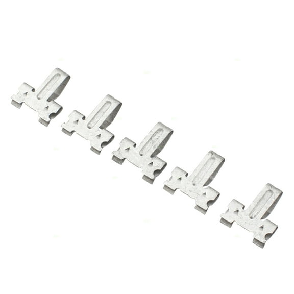 Brock Replacement 5 Piece Set Instrument Cluster Dash Panel Bezel Clips Compatible with 1500 2500 3500 Pickup Truck Durango Dakota 6504067