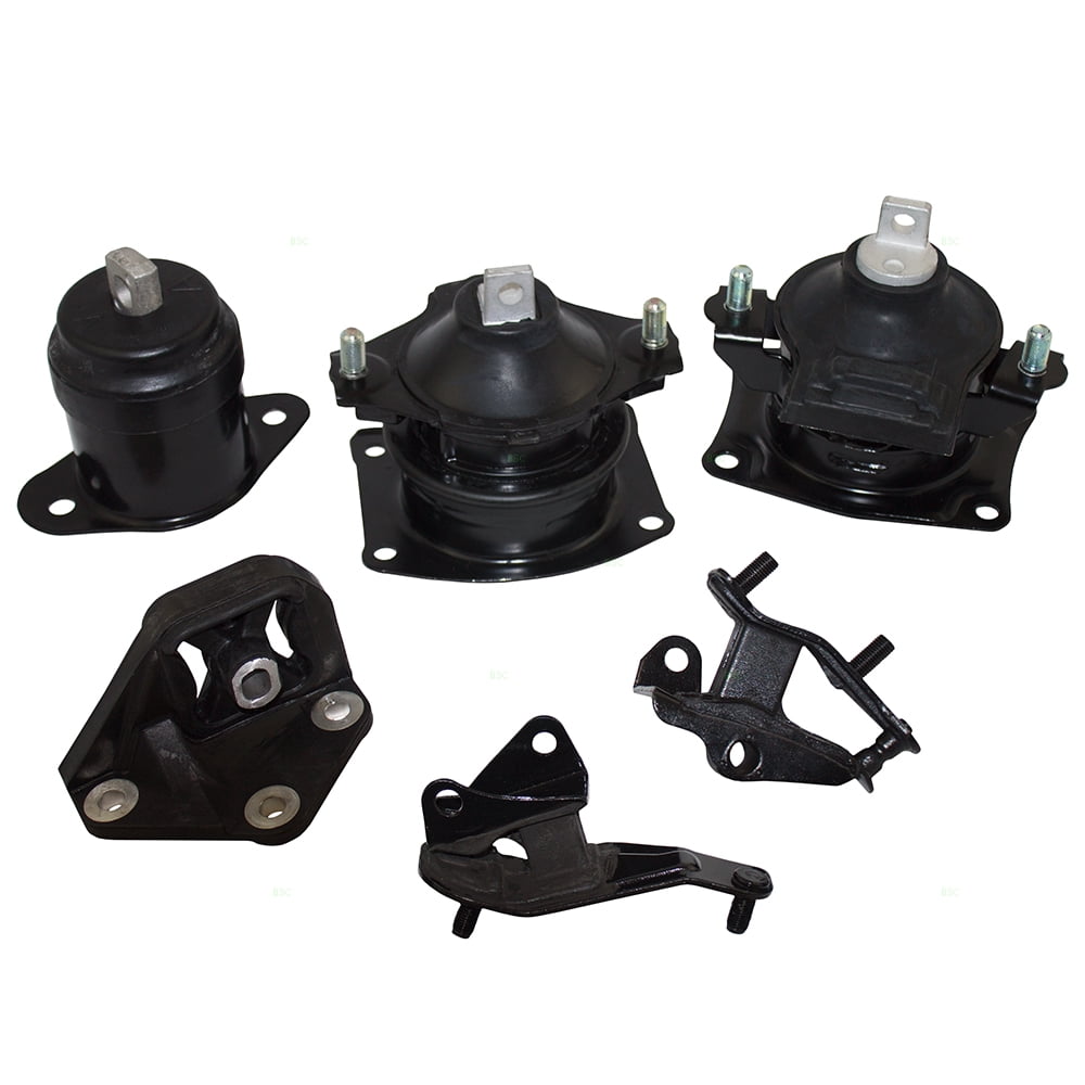 Brock Replacement 6 Piece Set of Engine & Transmission Motor Mounts